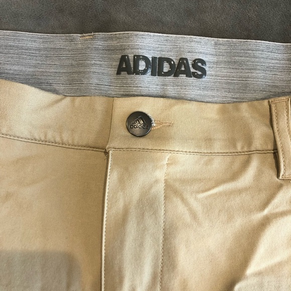Adidas Khaki Golf Pant Men’s 38x32 - Picture 6 of 10